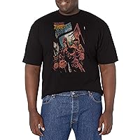 Marvel Big & Tall Classic Halloween Devil Men's Tops Short Sleeve Tee Shirt