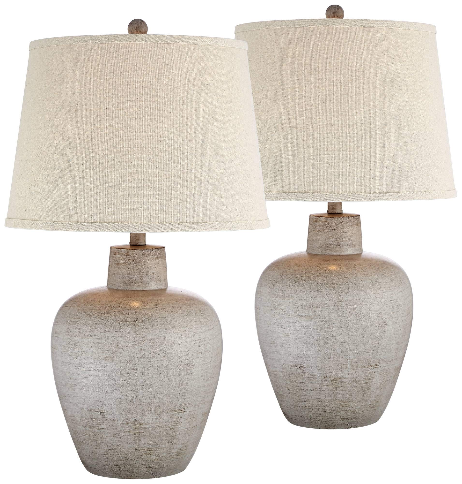 Regency Hill Glenn Rustic Country Cottage Style Table Lamps 27