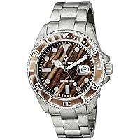 Men's CV5101 Montego Analog Display Quartz Silver Watch