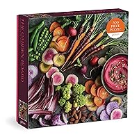 Galison The Garden Board – 500 Piece Puzzle Fun and Challenging Activity with Bright and Bold Artwork of Fresh Garden Vegetables for Adults and Families