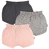 Gerber Baby-Girls 3-Pack Bubble Shorts