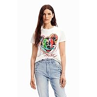 Desigual Women's Woman Knit T-Shirt Short Sleeve