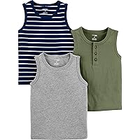Simple Joys by Carter's Baby Boys' 3-Pack Muscle Tank Tops