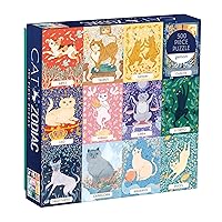 Cat Zodiac 500 Piece Puzzle, Multicolor, 1 EA
