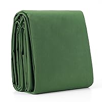 12 x 20 FT Canvas Tarp, Thick Cover Sturdy Waterproof Heavy-Duty Tarp with Metal Grommets Every 24