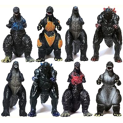  xinchuanxing XEJJ Monster Head Toy，Monster Figure Set, Action  Plastic Toys for Kids Collection Birthday Gifts (4Pcs) : Toys & Games