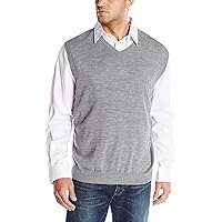 Cutter & Buck Men's Big and Tall Douglas V-Neck Sweater Vest