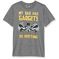 DC Comics Batman Dad Gadgets Boys Short Sleeve Tee Shirt