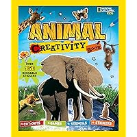 National Geographic Kids: Animal Creativity Book: Cut-outs, Games, Stencils, Stickers National Geographic Kids: Animal Creativity Book: Cut-outs, Games, Stencils, Stickers Spiral-bound