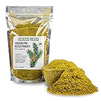 Pine Pollen Powder 6 Ounce, Wild Harvested - Pinus Tabuliformis， 99%  Cracked Cell Wall