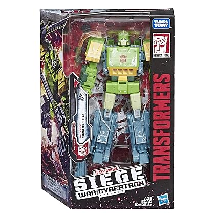Transformers Toys Generations War for Cybertron Voyager Wfc-S38 Autobot Springer Action Figure - Siege Chapter - Adults & Kids Ages 8 & Up, 7