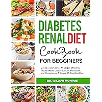 DIABETES RENAL DIET COOKBOOK FOR BEGINNER'S 2023: Delicious Dishes for All Stages of Kidney Failure. Meals Low in Sodium, Potassium, and Phosphorus. A Simple 35-Day Diet Plan. DIABETES RENAL DIET COOKBOOK FOR BEGINNER'S 2023: Delicious Dishes for All Stages of Kidney Failure. Meals Low in Sodium, Potassium, and Phosphorus. A Simple 35-Day Diet Plan. Kindle Paperback