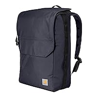 Carhartt 21L Top-Load Backpack, Water Resistant Coated Canvas Base with Laptop Sleave, Bluestone, One Size