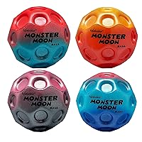Waboba Monster Moon Ball - The New Larger Super Bouncing Ball - 4 Pack (Assorted Colors)