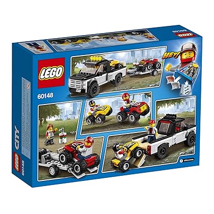 LEGO City ATV Race Team 60148 Building Kit with Toy Truck and Race Car Toys (239 Pieces) (Discontinued by Manufacturer)