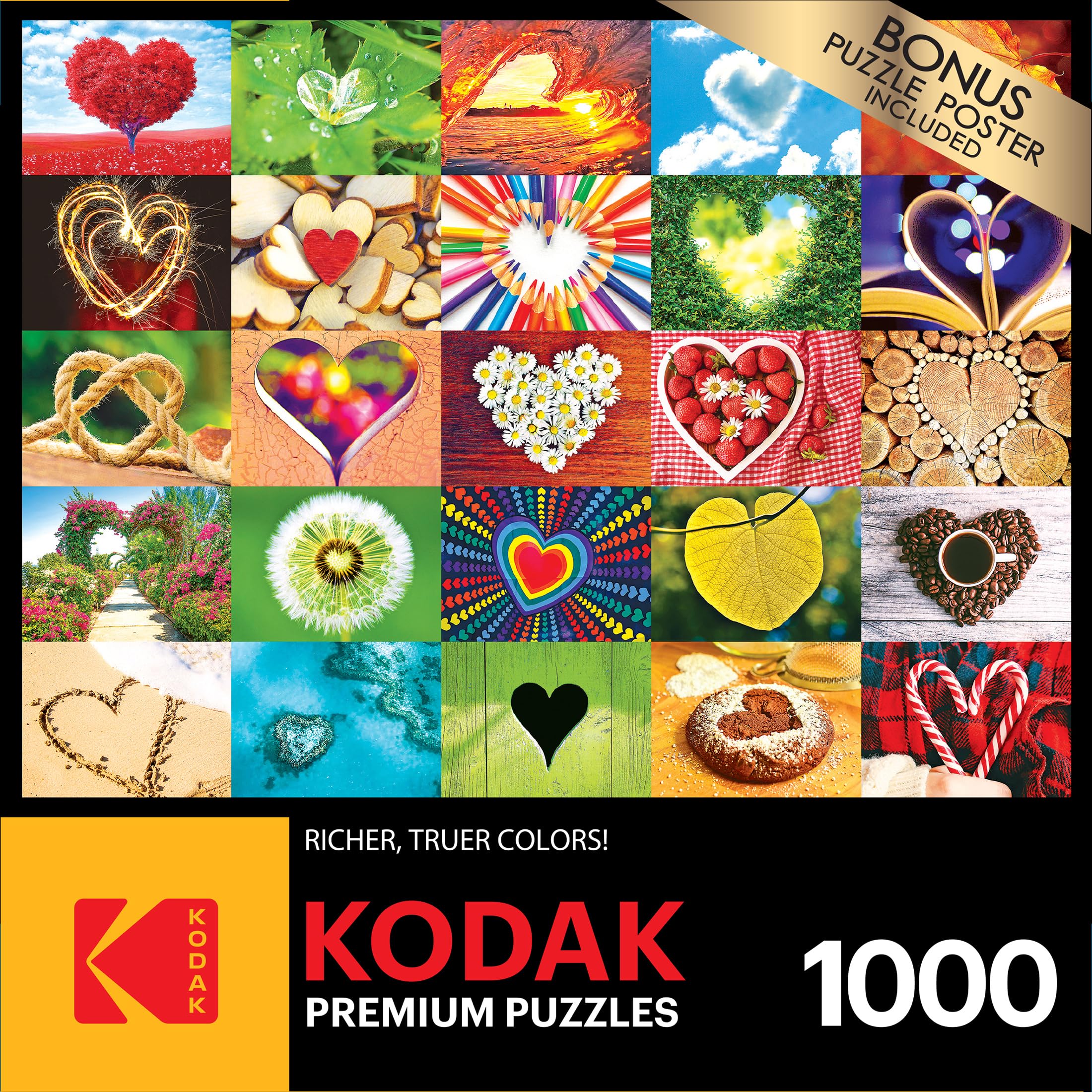 Cra-Z-Art - RoseArt - Kodak Premium - Love is Everywhere - 1000 Piece Jigsaw Puzzle