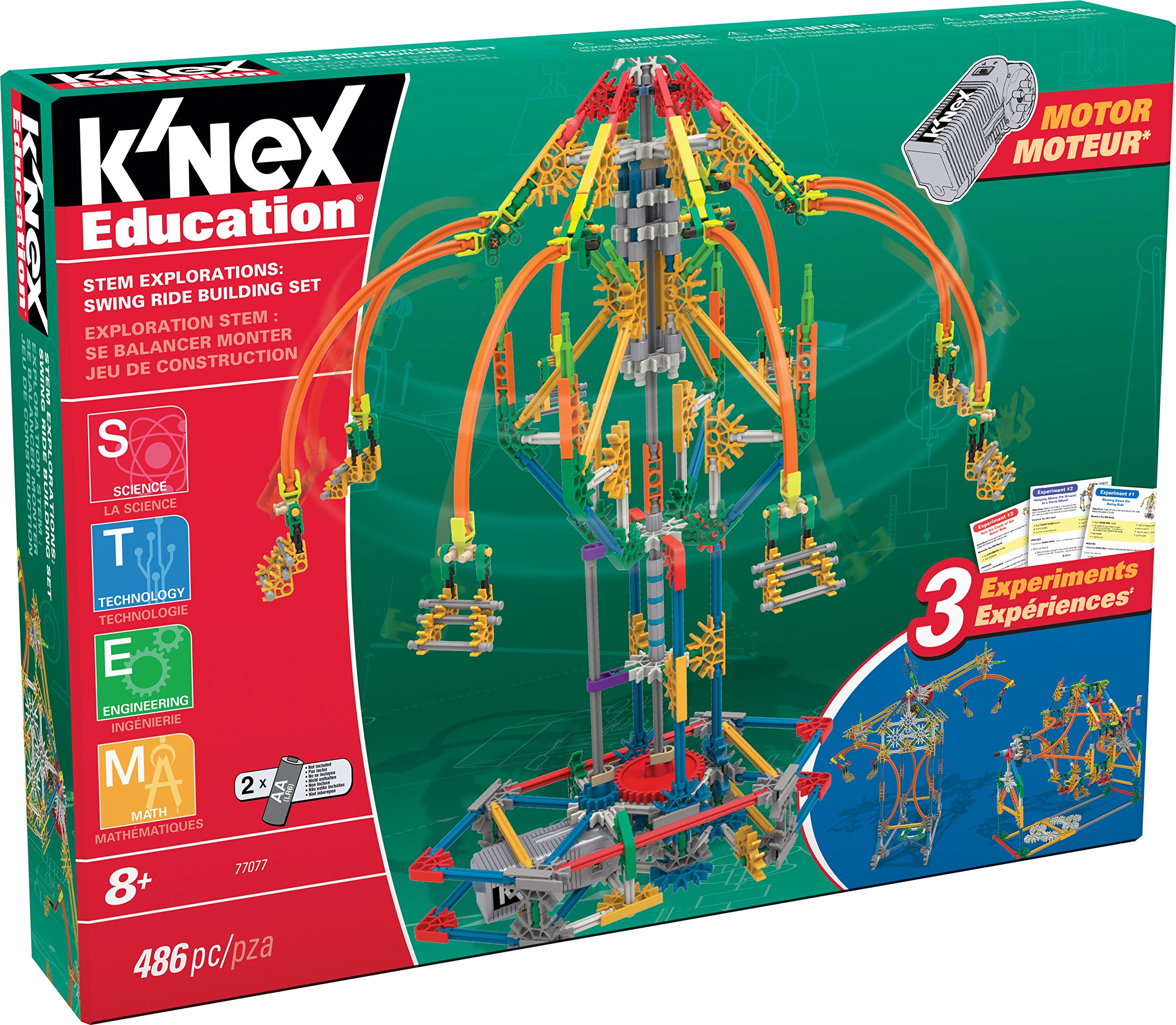 K'NEX Education - STEM Explorations: Swing Ride Building Set, 2 pieces