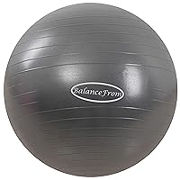 Signature Fitness Anti-Burst and Slip Resistant Exercise Ball Yoga Ball Fitness Ball Birthing Ball with Quick Pump, 2,000-Pound Capacity, Multiple Sizes