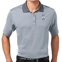 Mens Ford Mustang GT Fine-Stripe Polo Shirt