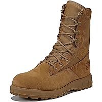 Belleville 510 MEF 8 Inch Ultralight Marine Corps Combat Boots for Men (EGA) - Certified USMC Coyote Brown Leather with High Traction Vibram Outsole, Berry Compliant