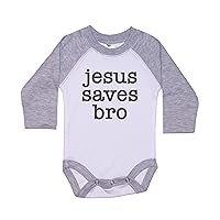 Jesus Saves Bro/Baby Onesie/Sublimation/Infant Bodysuit/Newborn Outfit/Faith Onesies/Inspirational
