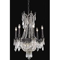 ARCD22DB-27927 Catania Collection Chandelier with 9 Lights and Clear Crystals, 22