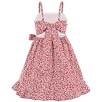 Girls Floral Dress Toddler Tea Party Dress Little Girl Birthday Dress