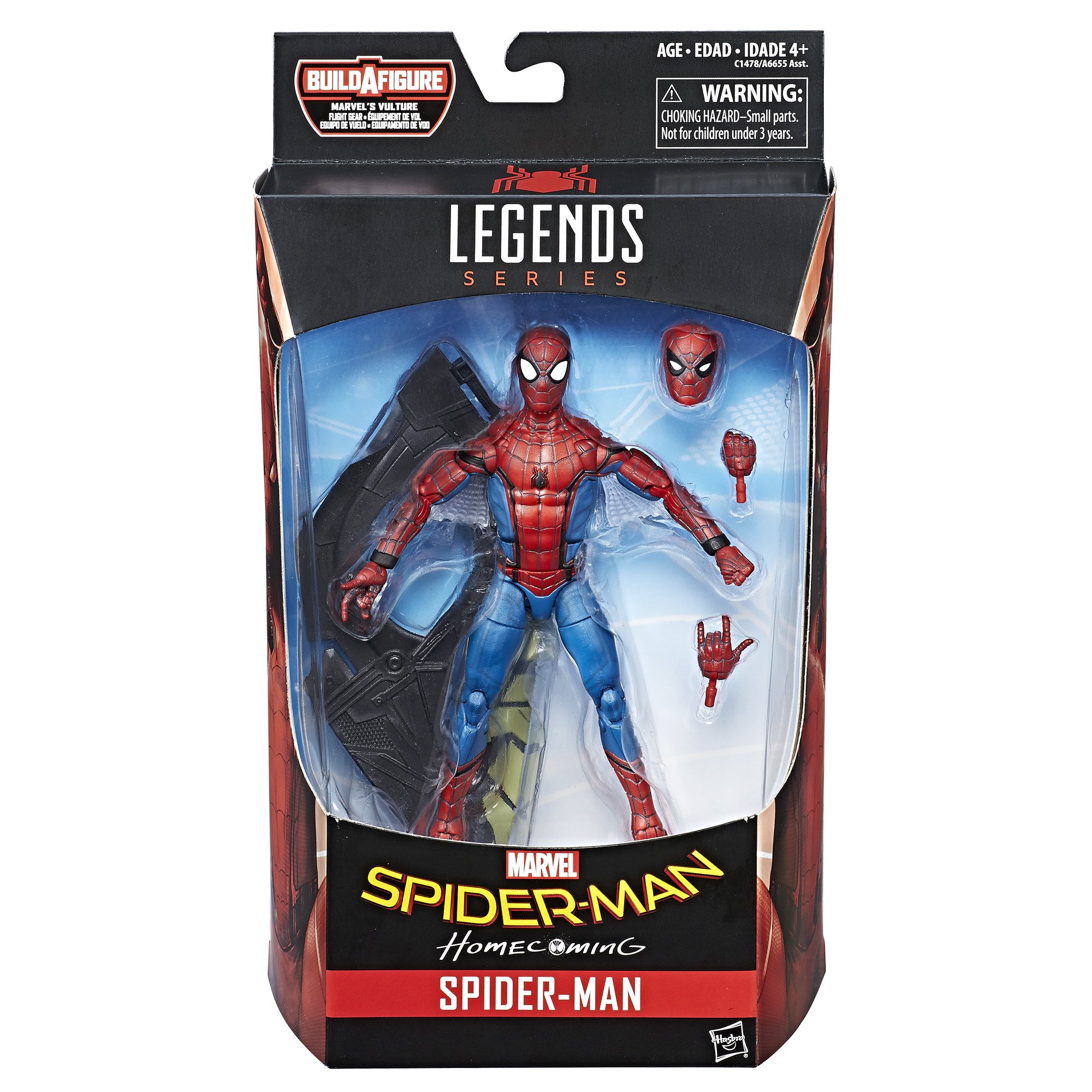 Mua Marvel Legends Spider-Man Homecoming Movie Spider-Man Action Figure  (Build Vulture's Flight Gear), 6 Inches trên Amazon Mỹ chính hãng 2023 |  Fado