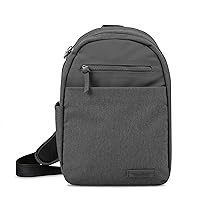 Travelon Anti-Theft Metro Sling Backpack, Gray Heather, One Size