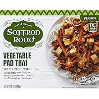Saffron Road Entree Vegetable Pad Thai, 10 Ounce (Pack of 8)