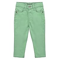 Lilax Boys Chino Pants, Stretchy Cotton Pull-On Pants