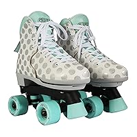 Circle Society Classic Adjustable Children's Roller Skates, 12-3 US Girls, Craze Sugar Drops