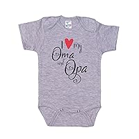 I Love My Oma And Opa/Unisex Newborn Outfit/Baby Announcement Onesie