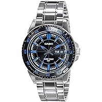 Casio MTD-1078D-1A2V Men's Stainless Steel 100M Diver Watch Day/Date