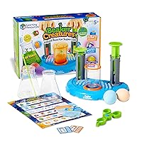 Learning Resources Beaker Creatures Liquid Reactor Super Lab,Ages 5+,15 pieces, Homeschool, STEM, Science Exploration Toy, Science Kit