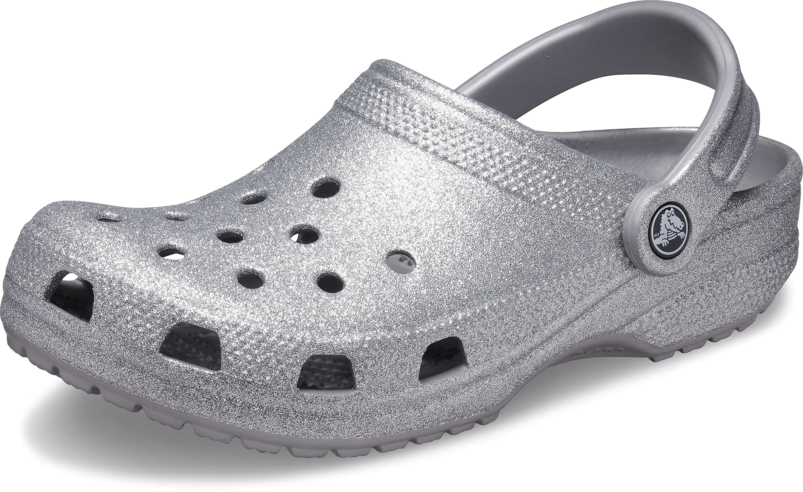 Crocs Unisex-Child Classic Glitter Clog (Little Big Kid)