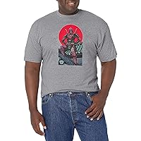 Marvel Big & Tall Classic Deadpool Sun Men's Tops Short Sleeve Tee Shirt