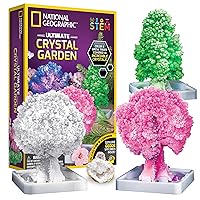 NATIONAL GEOGRAPHIC Craft Kits for Kids - Crystal Growing Kit - Grow a Crystal Garden in Just 6 Hours, Educational Craft includes Art Project, Geode, STEM Arts and Crafts for Girls (Amazon Exclusive)