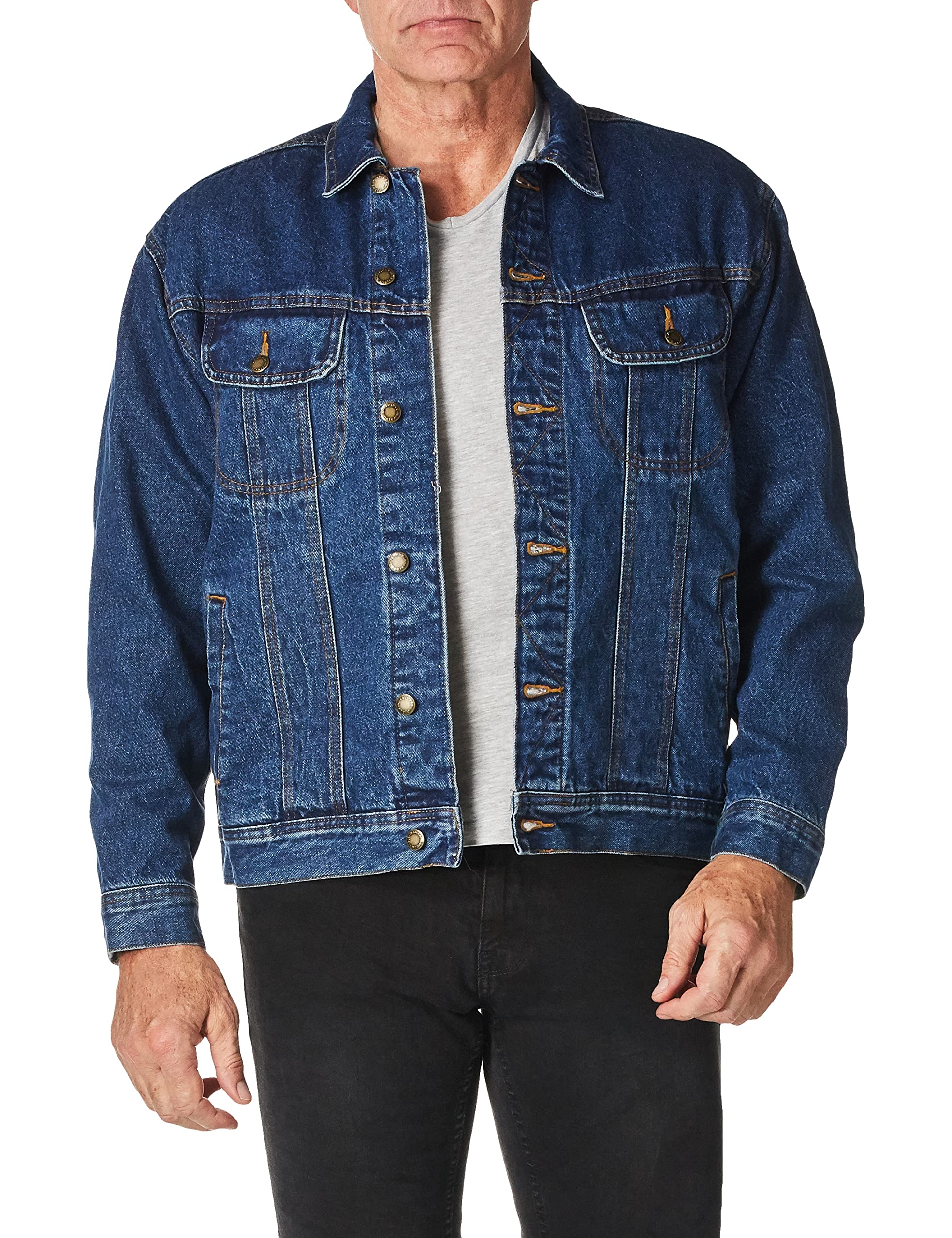 Mua Wrangler Men's Flannel Lined Denim Jacket trên Amazon Mỹ chính hãng  2023 | Fado