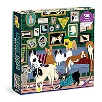 Lounge Dogs – 500 Piece Puzzle Fun and Challenging Activity with Bright and Bold Artwork of Dogs Lounging Around for Adults and Families