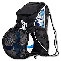 Soccer Bags - Deluxe Soccer Backpacks with Ball Holder - Boys + Girls Equipment Bags for Ball, Cleats + More - Youth + Adult Soccer Backpacks