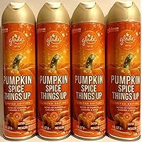 Glade Air Freshener Spray - Pumpkin Spice Things Up - Holiday Collection 2020 - Net Wt. 8 OZ (227 g) Per Can - Pack of 4 Cans4