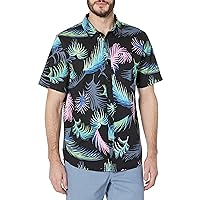 Quiksilver Men's Tropical Glitch Button Up Woven Shirt