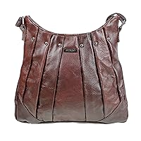 AR BRAND EST. 2021 Ladies Women Genuine Leather Handbag Soft Cross Body Shoulder Bag Black