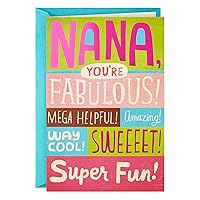 Hallmark Card for Nana for Birthday, Thinking of You, Congrats, or Any Occasion (You're Fabulous)