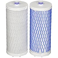 Aquasana Replacement Filter Cartridge for Countertop Water Filtration System - Removes Up To 97% of Chlorine & 99% of 77 Contaminants - Filtration for Clean Tasting Water from Kitchen Faucet- AQ-4035