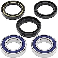 All Balls Racing Front Wheel Bearing Seal Kit 25-1108 Compatible with/Replacement for Suzuki LT-4WD 250 Quad Runner 1987-1998, LT-A400 2WD King Quad 2008-2009, LT-A400 Eiger 2wd 2002-2007