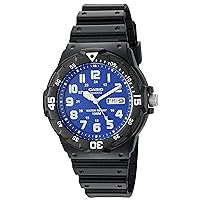 Casio Men's 'Classic' Quartz Resin Watch, Color:Black (Model: MRW200H-2B2V)