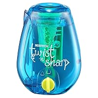 Office Twist-n-Sharp Pencil Sharpener, for Kids & Colored Pencils, Assorted Colors (PS1-ADJ)