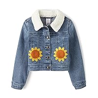 Gymboree Girls' and Toddler Embroidered Denim Jackets
